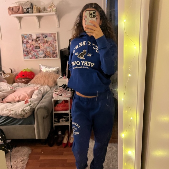 Octobers very own collegiate hoodie and sweatpants OVO Drake tracksuit - Picture 2 of 2